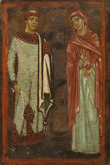 San Lorenzo e una santa ca. 1235 Berlinghiero Berlinghieri fl. 1228–1243 Museo di Fucecchio Toscana MCF-ART-1 
